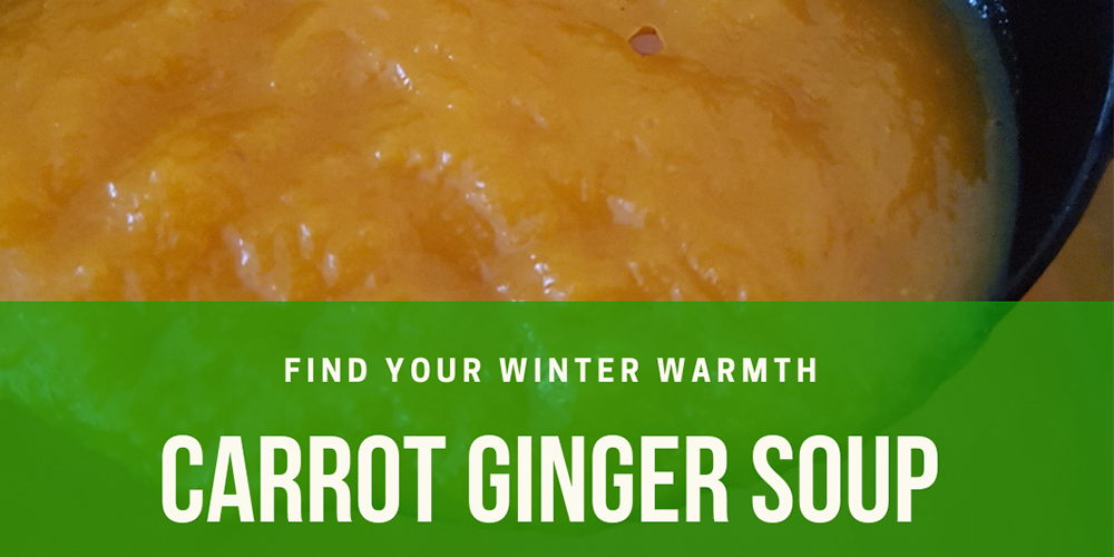 Carrot Ginger Soup Recipe, warm up this winter